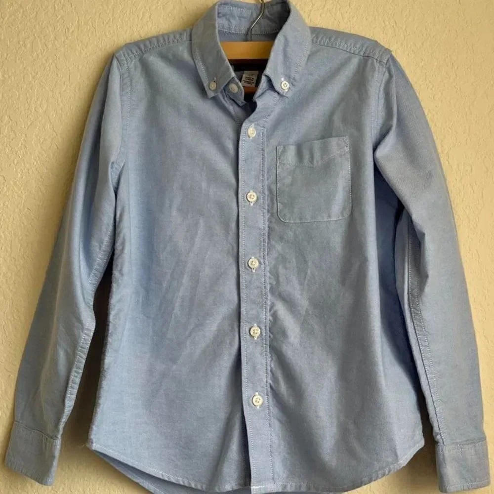 The Children's Place Boys' Long Sleeve Oxford Shirt size 7-8